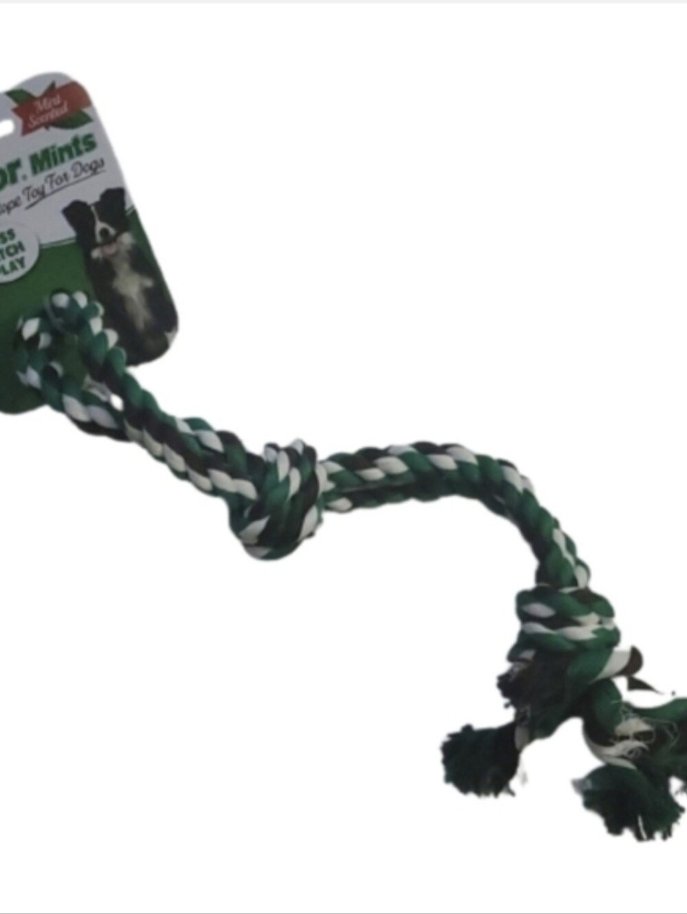 European Home Designs Junior Mints Scented Rope Toy For Dogs
